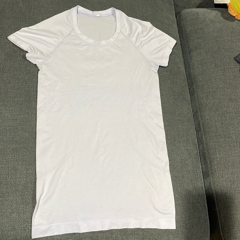 Light blue lululemon shirt